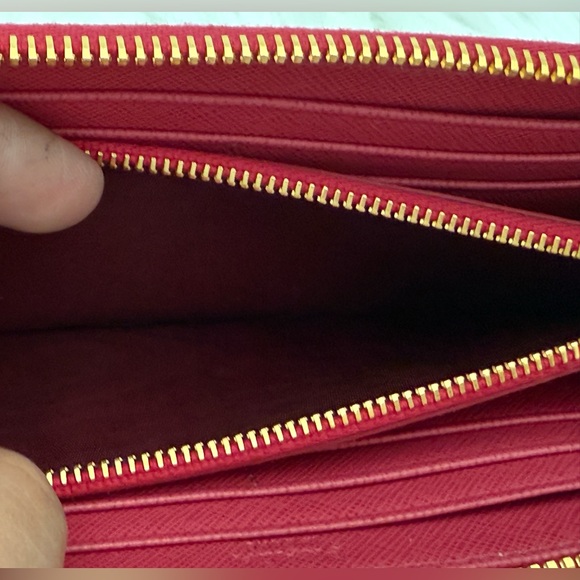 PRADA Milano Saffiano Leather Zippy Long Wallet - Picture 8 of 12